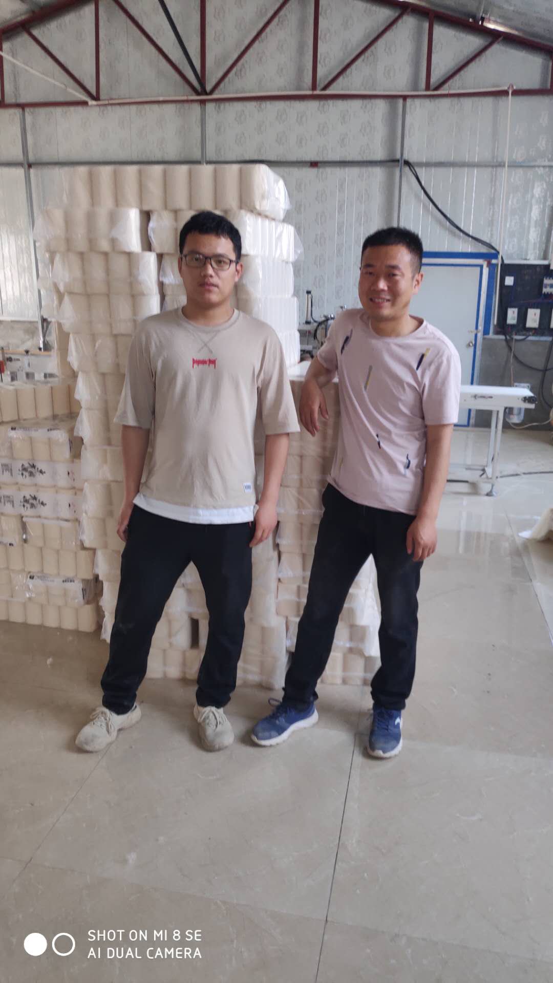 新鄉長垣艾沐紙業調試安裝完畢